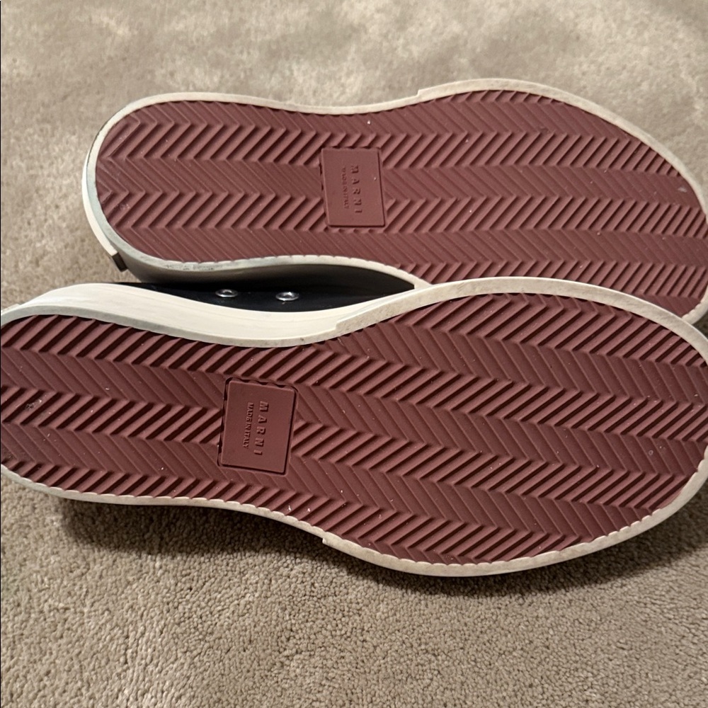 Marni Black and Cream Pablo Sneakers - Picture 8 of 8